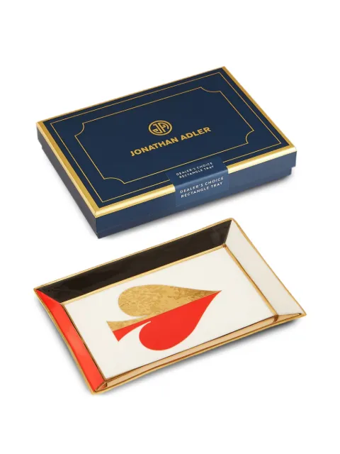 Jonathan Adler Dealer's Choice rectangle tray (18cm x 12cm)