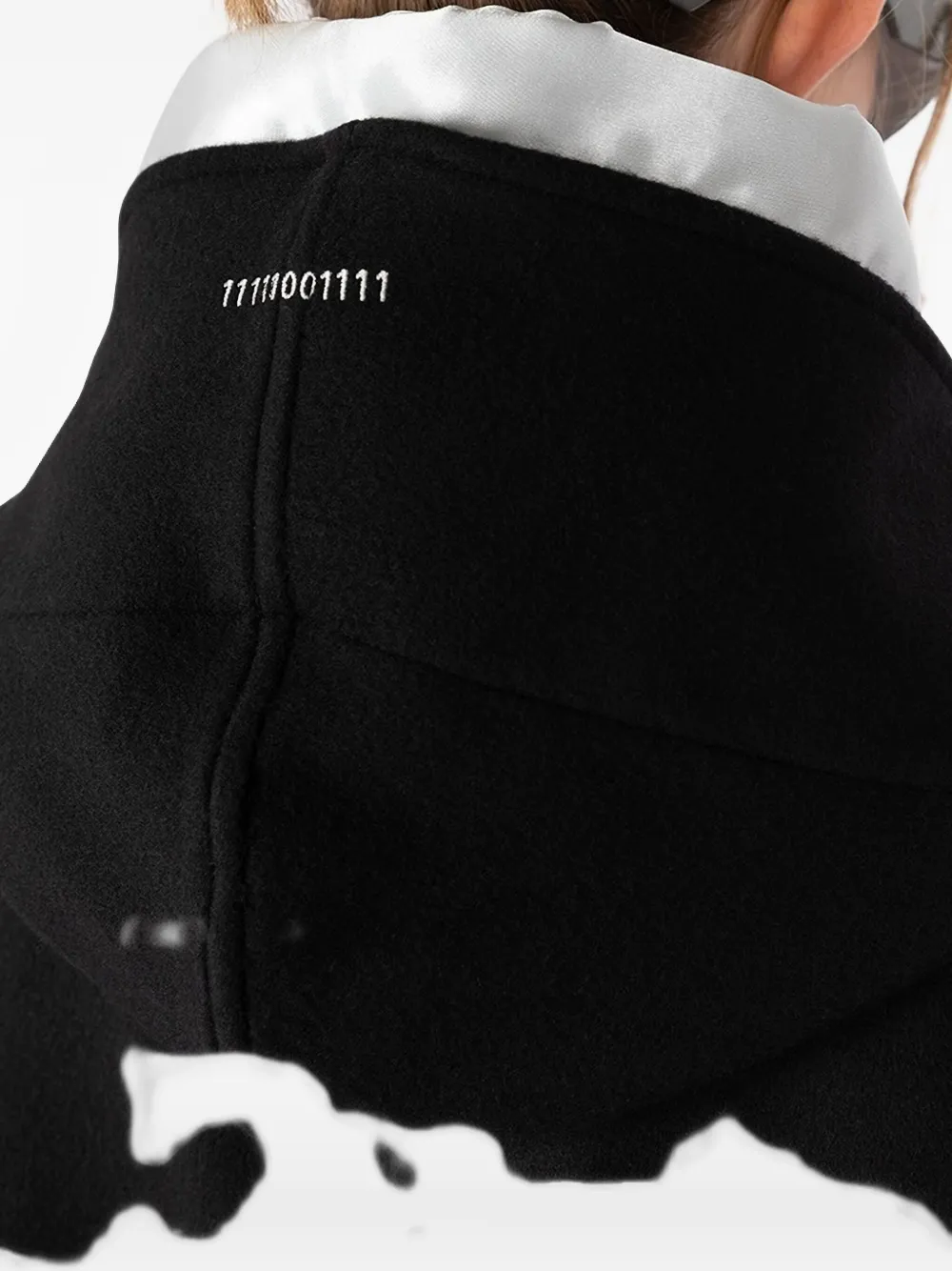 Société Anonyme Sunday Morning Hooded-belted Coat In Black