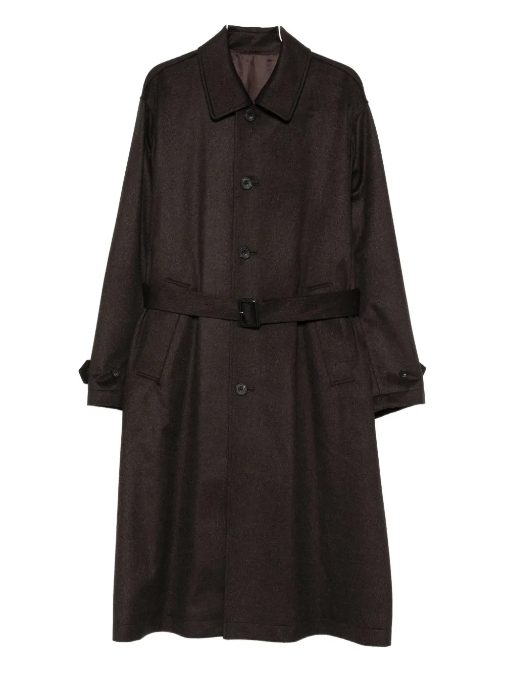 Stein Cashmere Coat In Brown