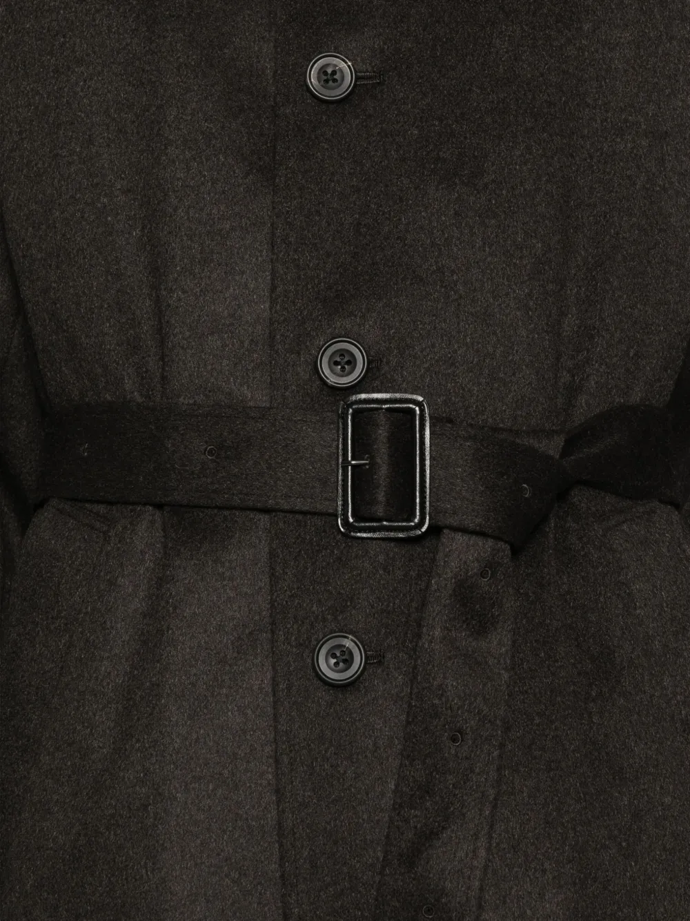 Stein Cashmere Coat In Brown