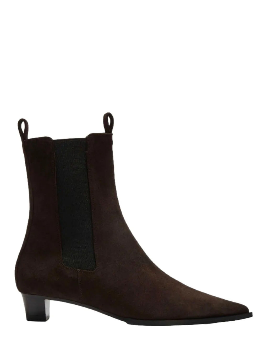 Aeyde Kiki suede boots Bruin