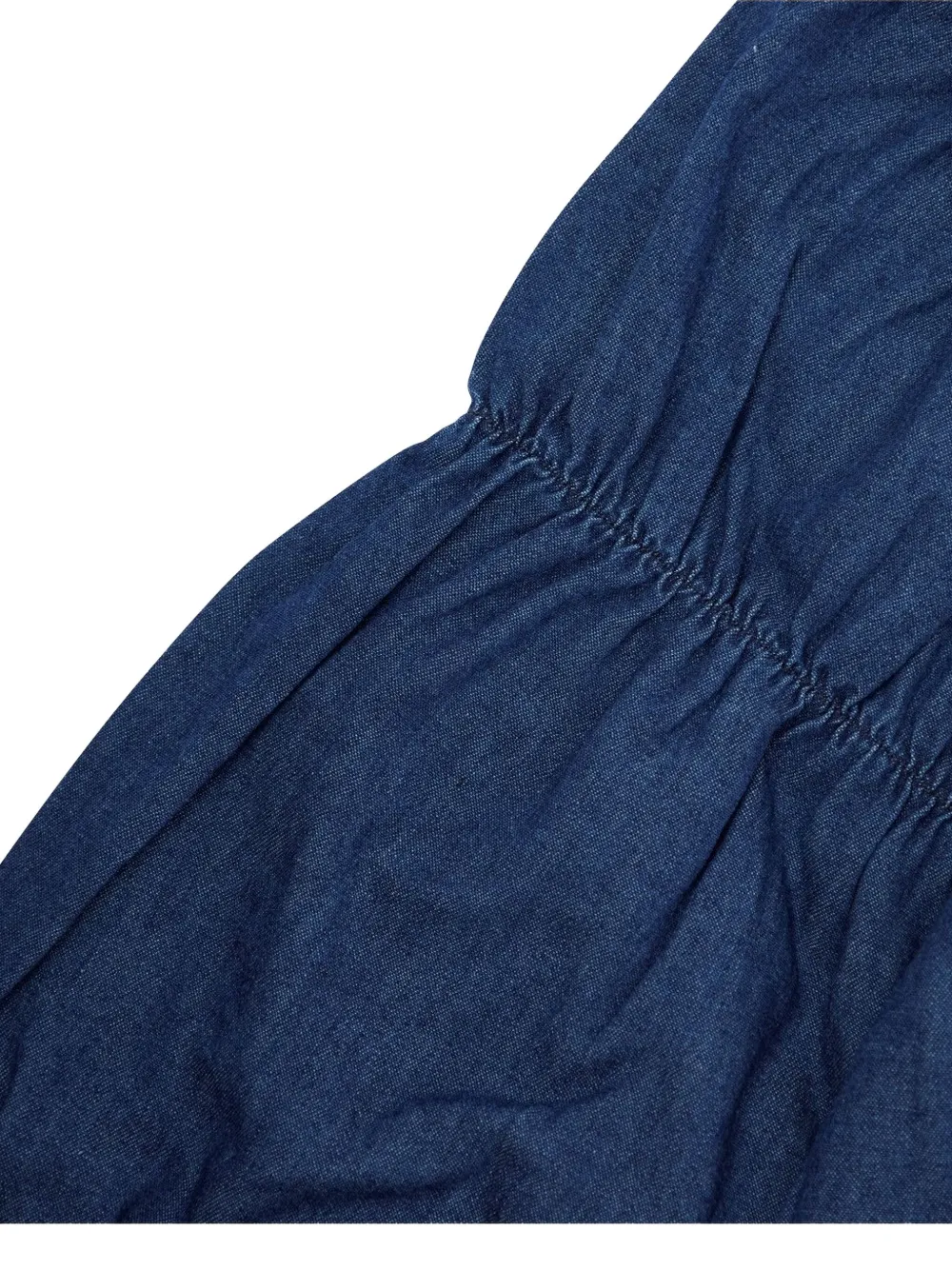 Il Gufo Shirt met gesmockte mouwen Blauw