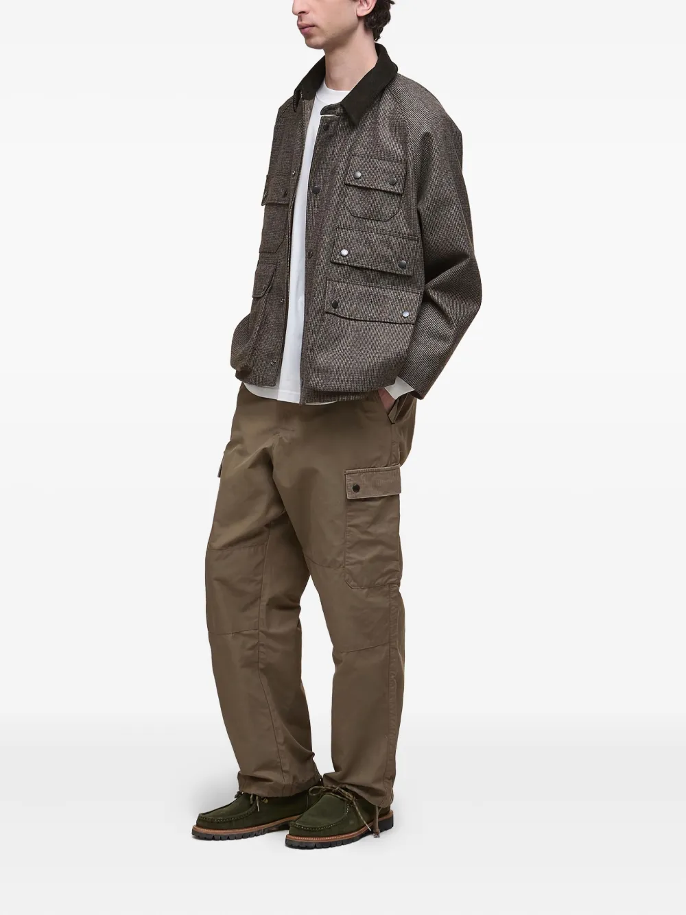 Barbour corduroy-collar multi-pocket jacket | Sobrecamisas | Image 2
