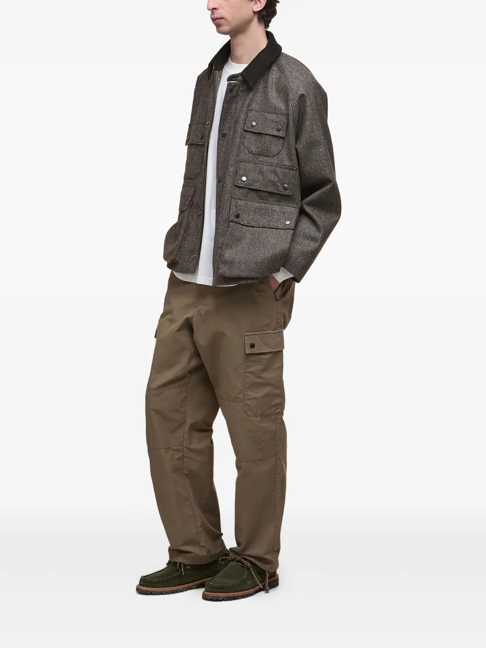 Barbour corduroy-collar multi-pocket jacket | Shirt Jackets | Image 2