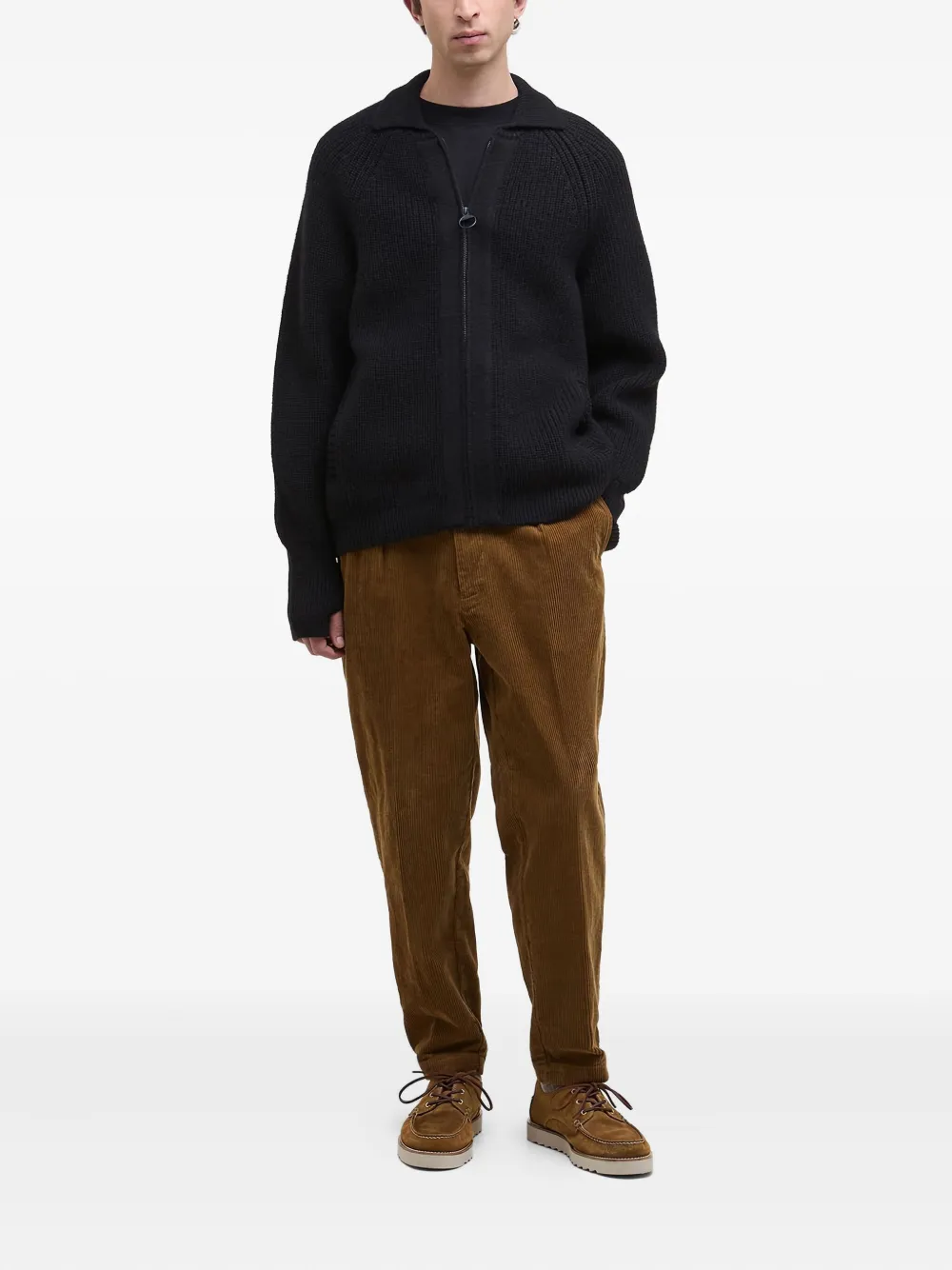 Barbour zip knitted cardigan | Cardigans | Image 2