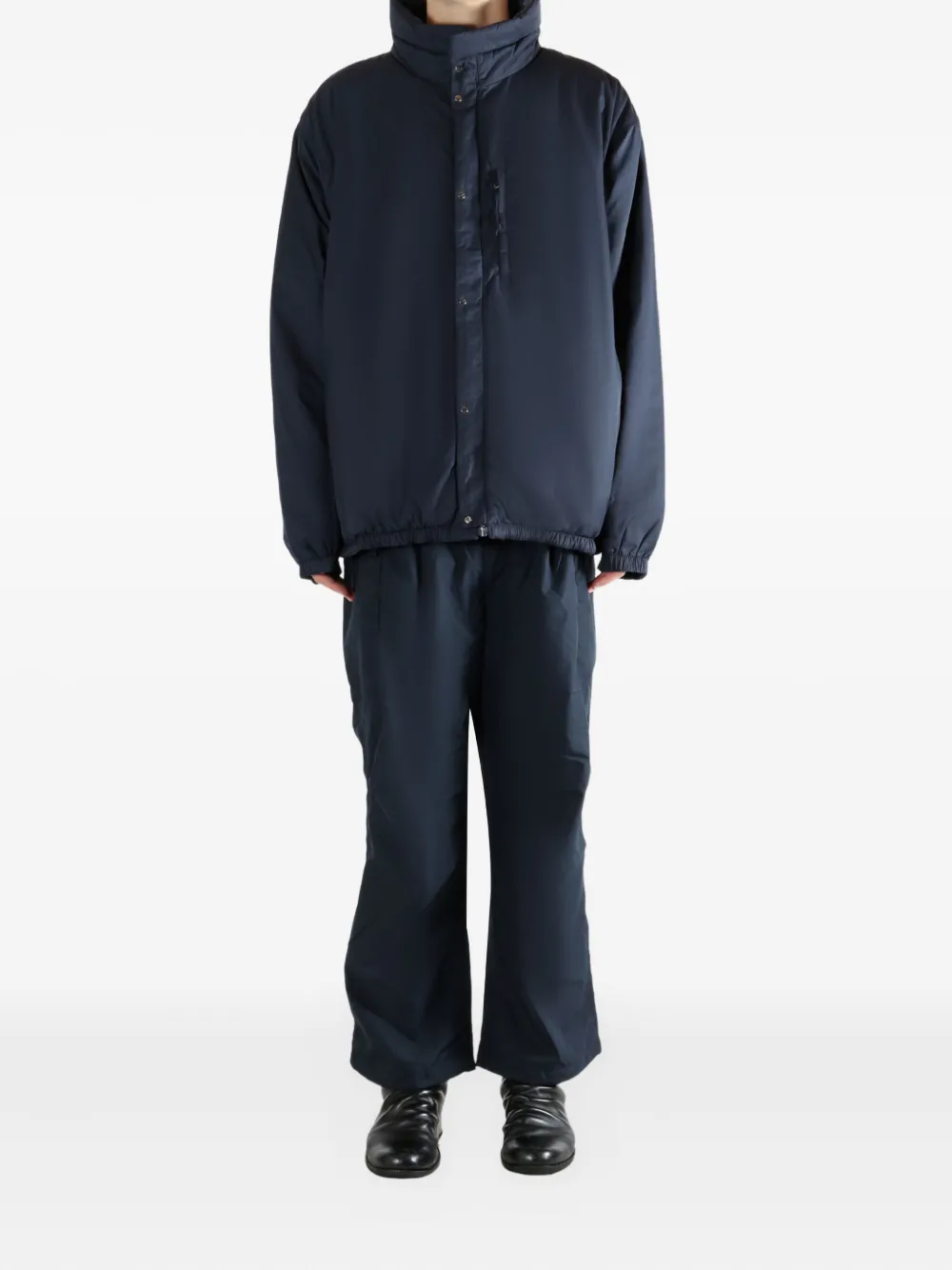Nanamica Funnel-neck Insulated Jacket In Blue