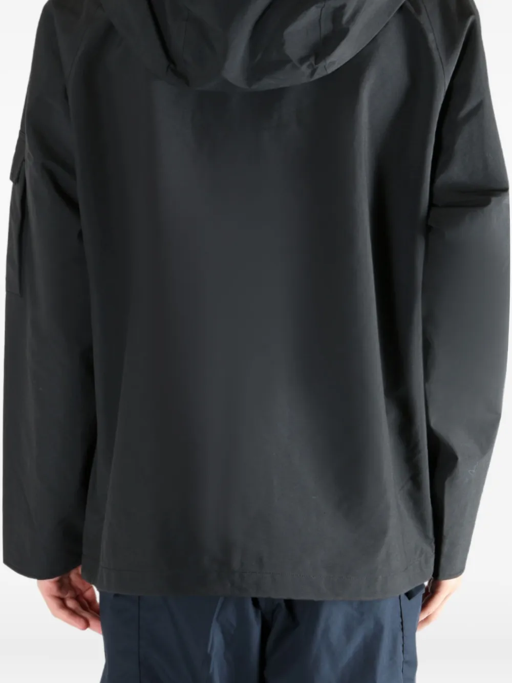 Nanamica Waterproof Hooded Jacket In Black