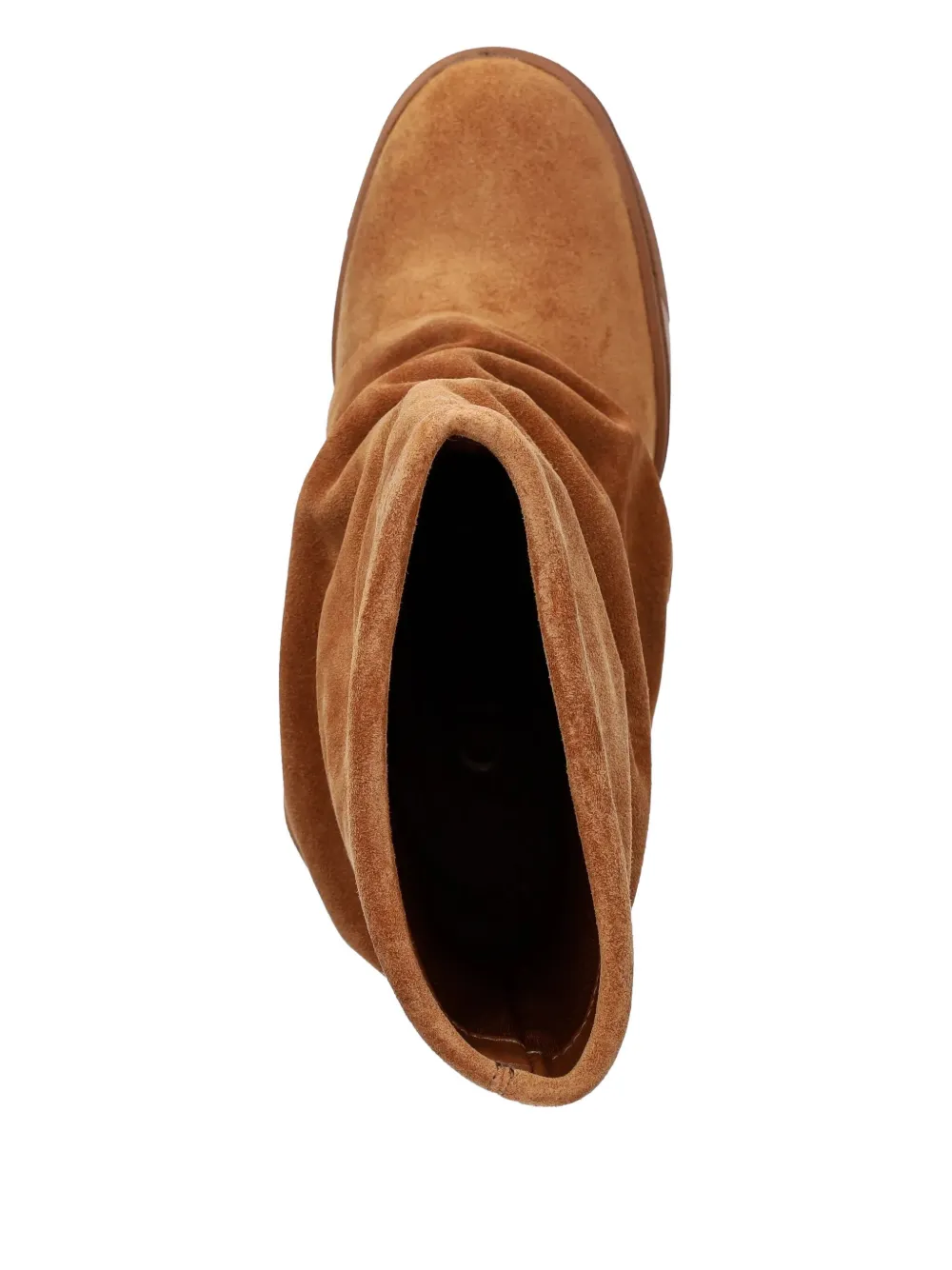 Guess Usa Draped Ankle Boots In Brown