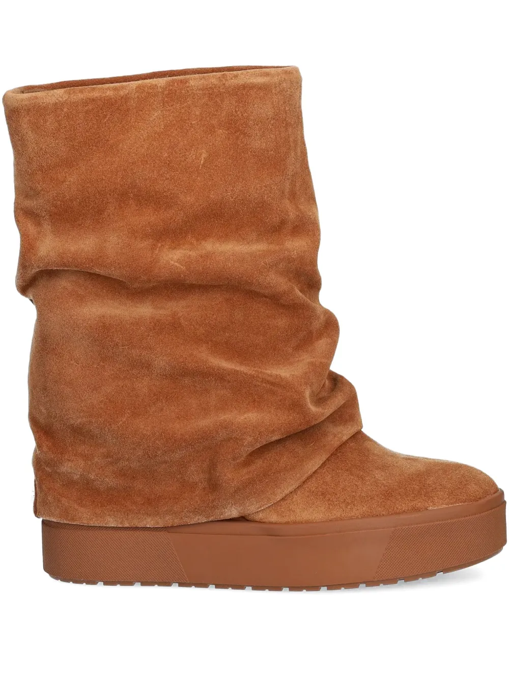 Guess Usa Draped Ankle Boots In Brown