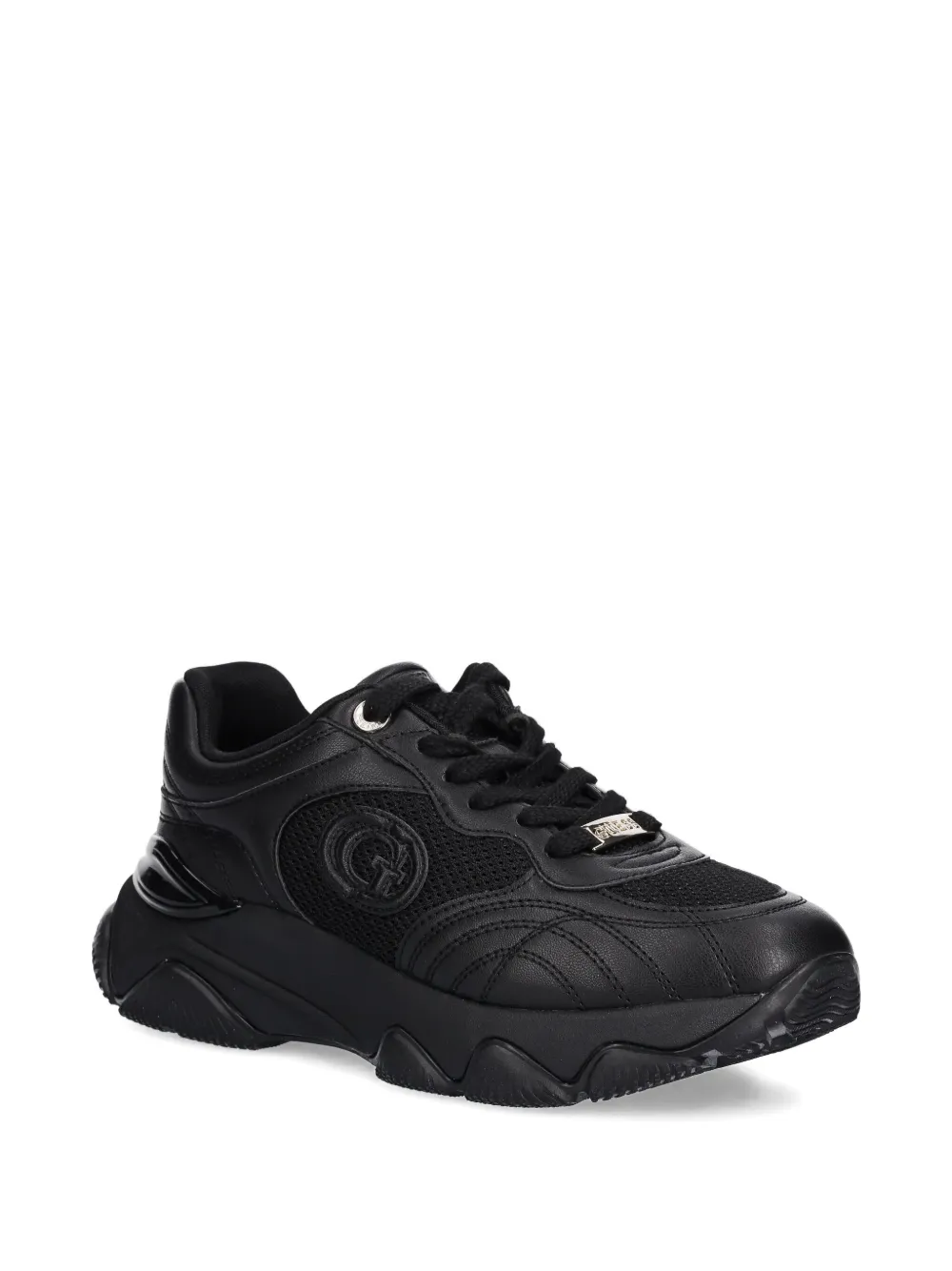 GUESS USA logo-detail low-top sneakers - Zwart