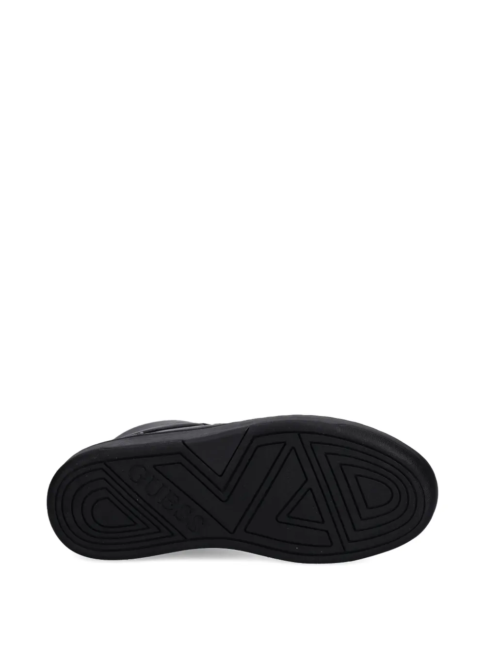 GUESS USA Venice logo lace-up high-top sneakers Zwart