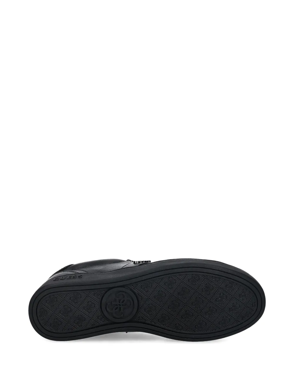 Guess Usa Britz Embossed Sneakers In Black