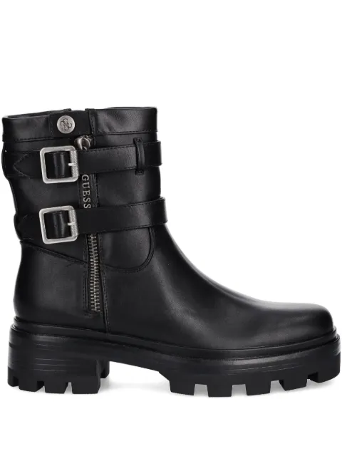 GUESS USA Lynden buckle-strap ankle boots