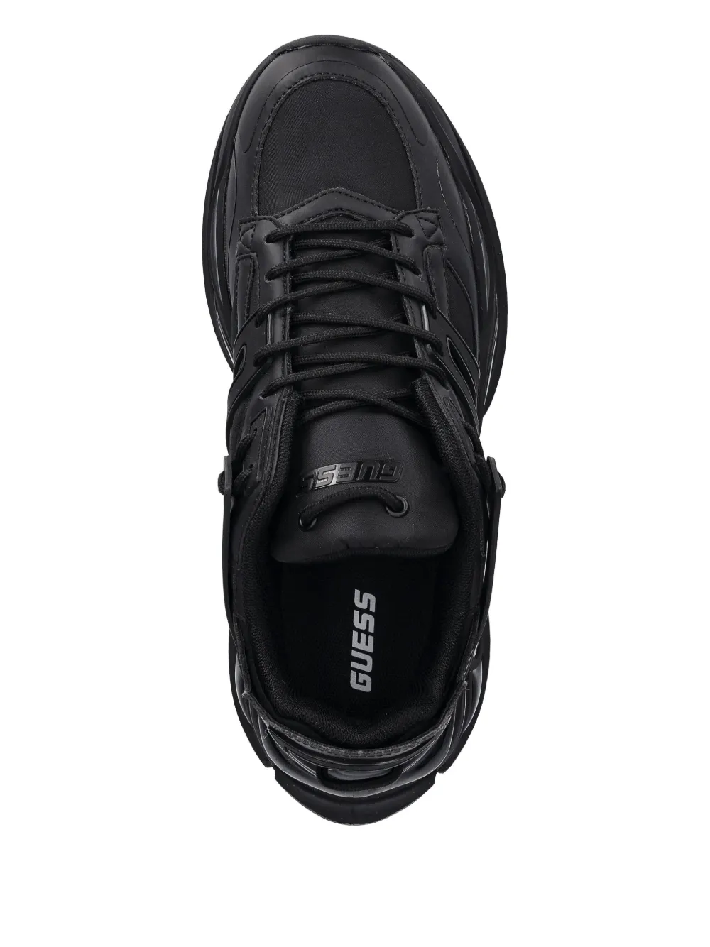 GUESS USA panelled sneakers Zwart