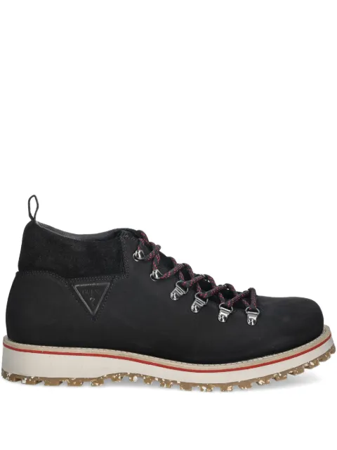 GUESS USA Kurma lace-up panelled ankle boots