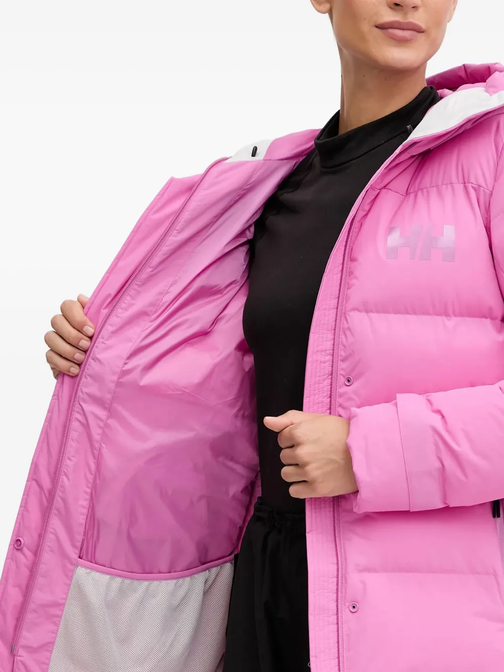 Helly Hansen Parka met capuchon Roze