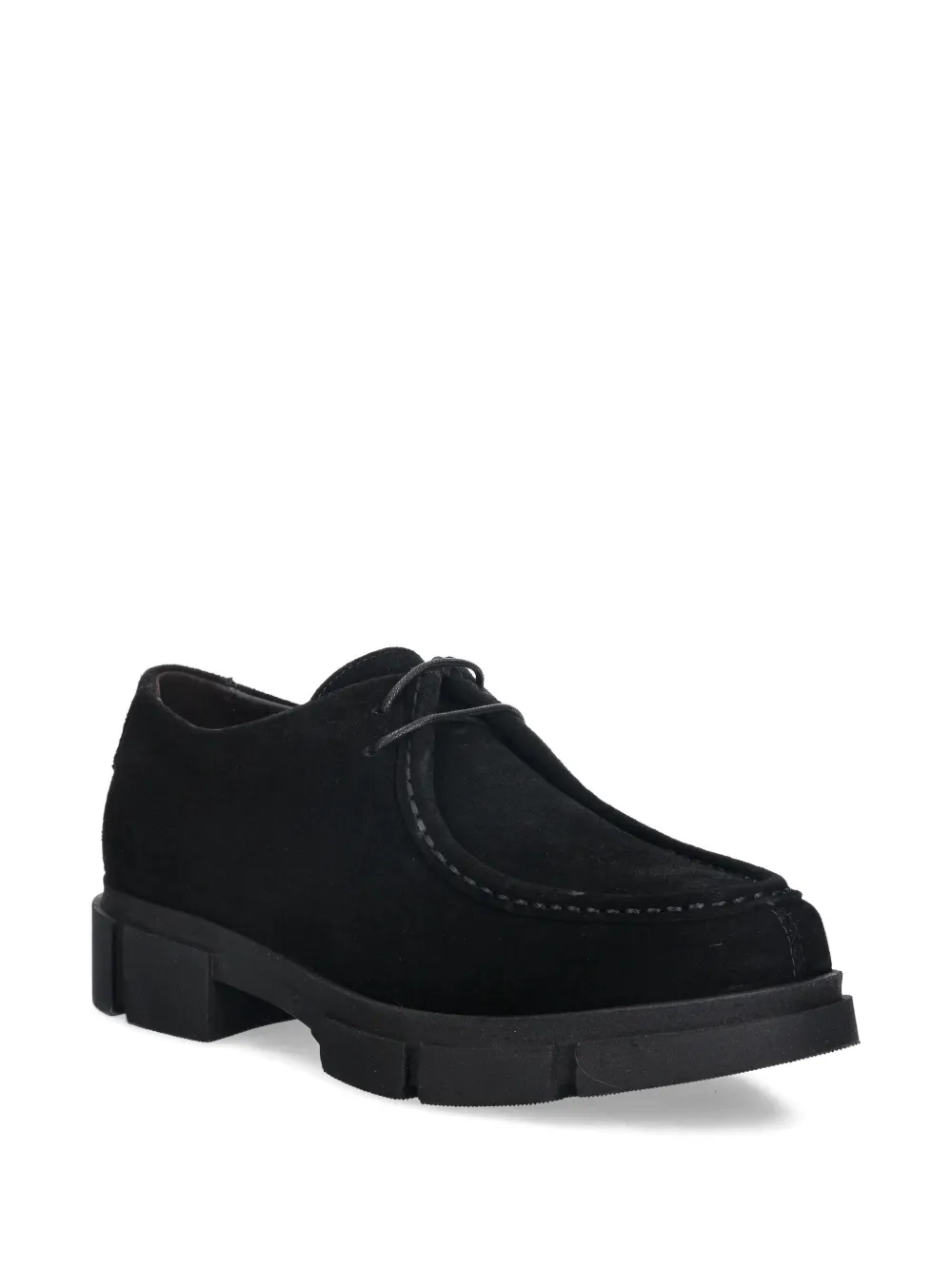 GUESS USA Fiory suede Oxford shoes Zwart