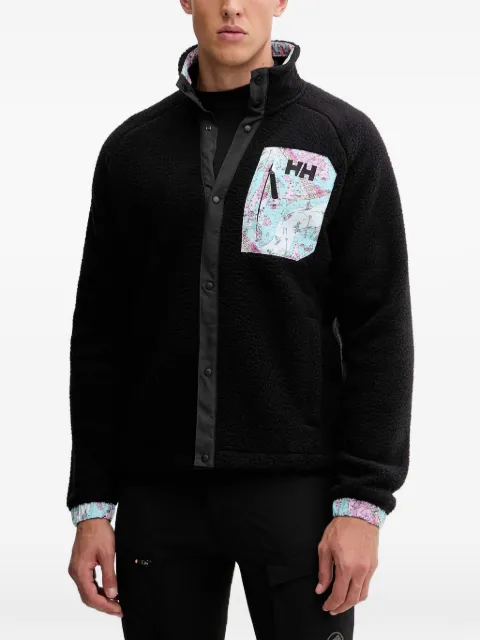 Helly Hansen button floral-pocket sweatshirt