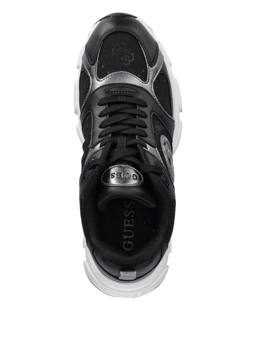 Guess Usa Ibitha 4g Logo Sneakers In Black
