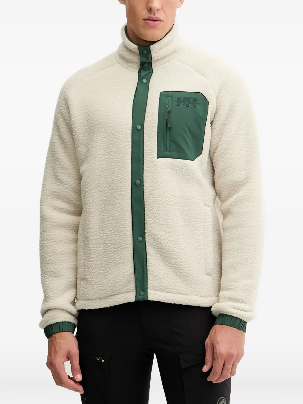 Helly Hansen button-up pocket sweatshirt | Neutrals | Image 1