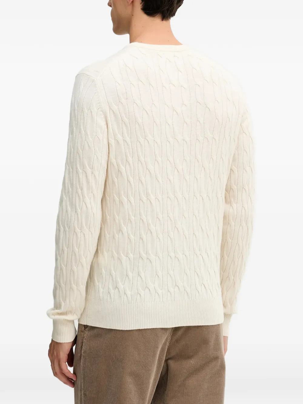  Hackett Crew-neck Sweater - Neutrals 