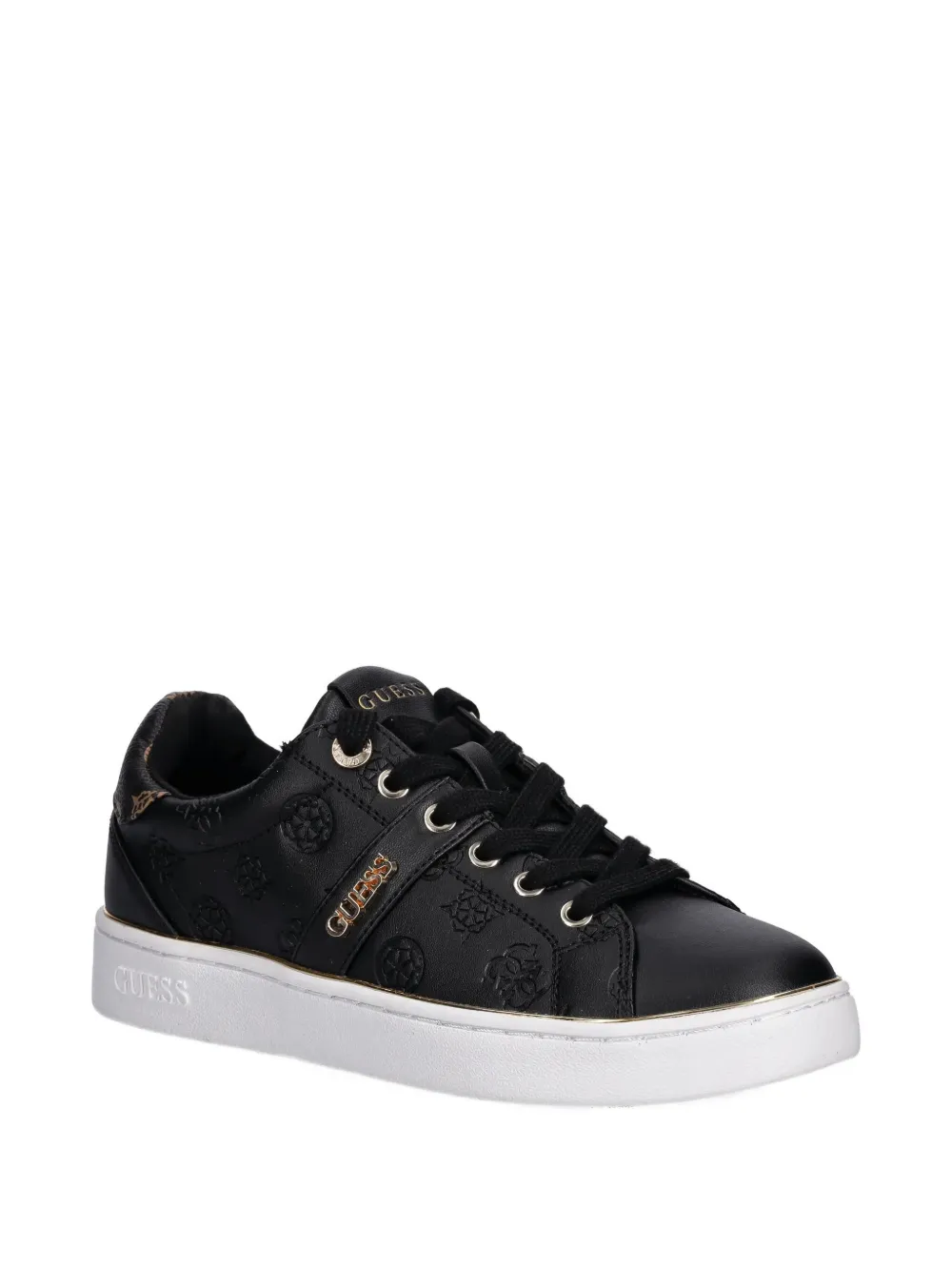 GUESS USA Britz 4G logo-embossed sneakers - Zwart