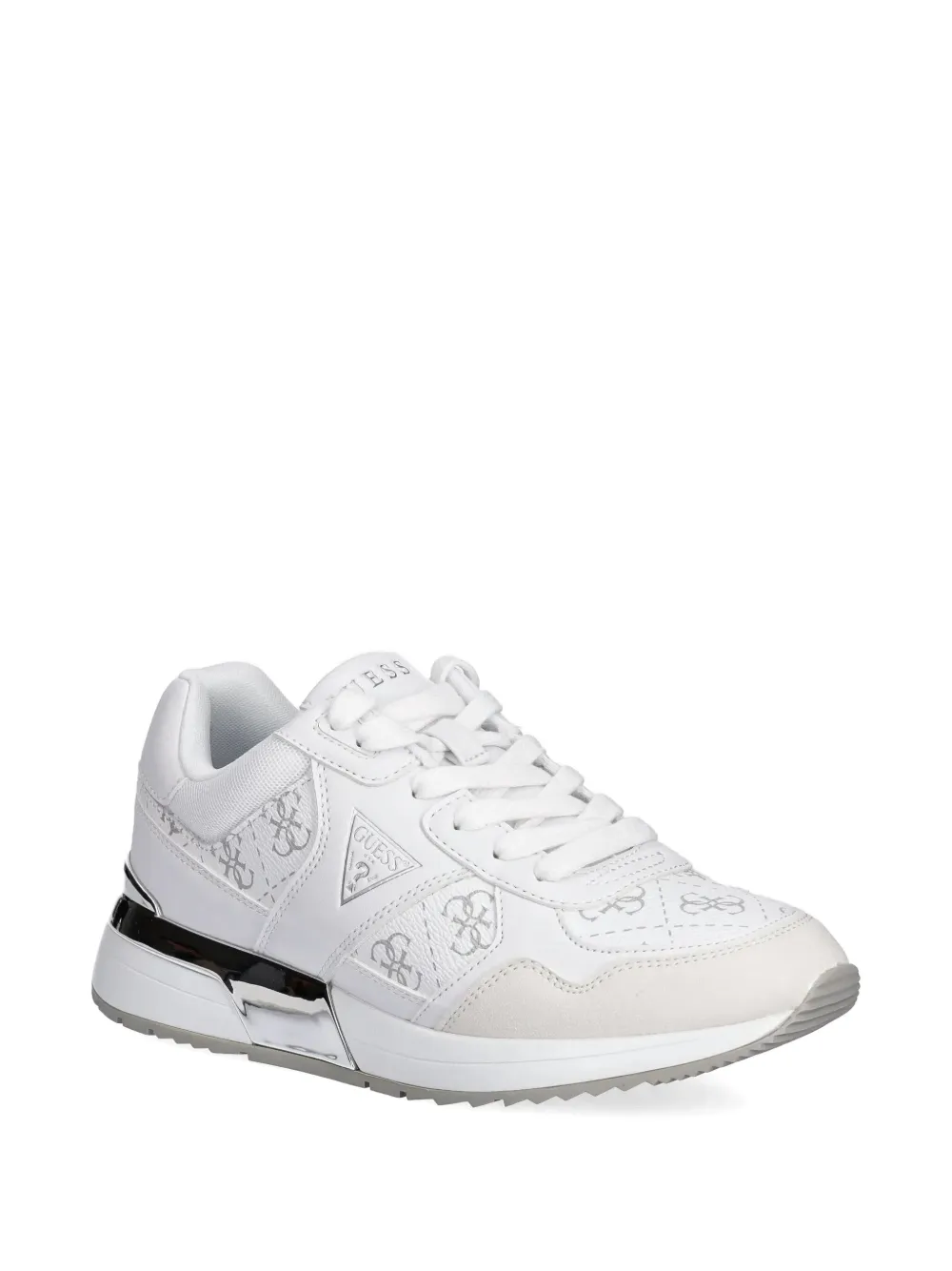 GUESS USA Mickay 4G logo-print low-top sneakers - Wit