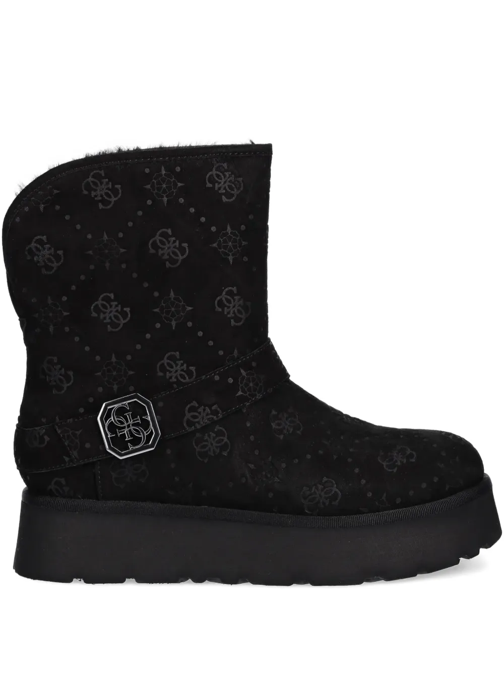 GUESS USA Dolsay suede ankle boots Zwart