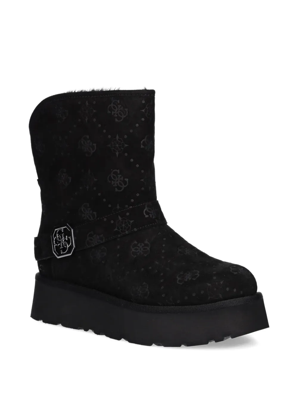 GUESS USA Dolsay suede ankle boots Zwart