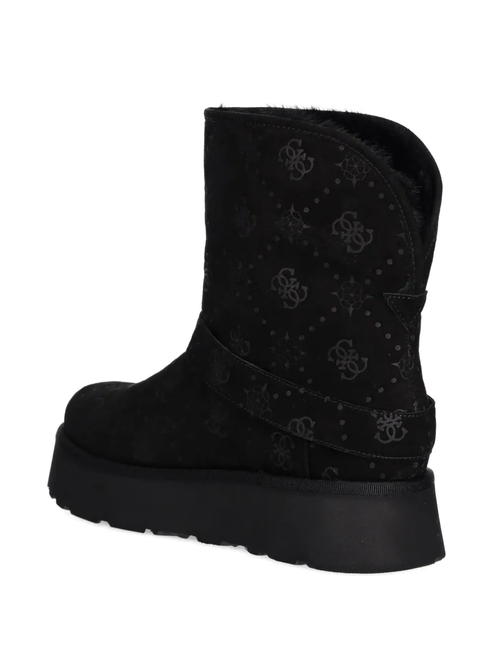 GUESS USA Dolsay suede ankle boots Zwart