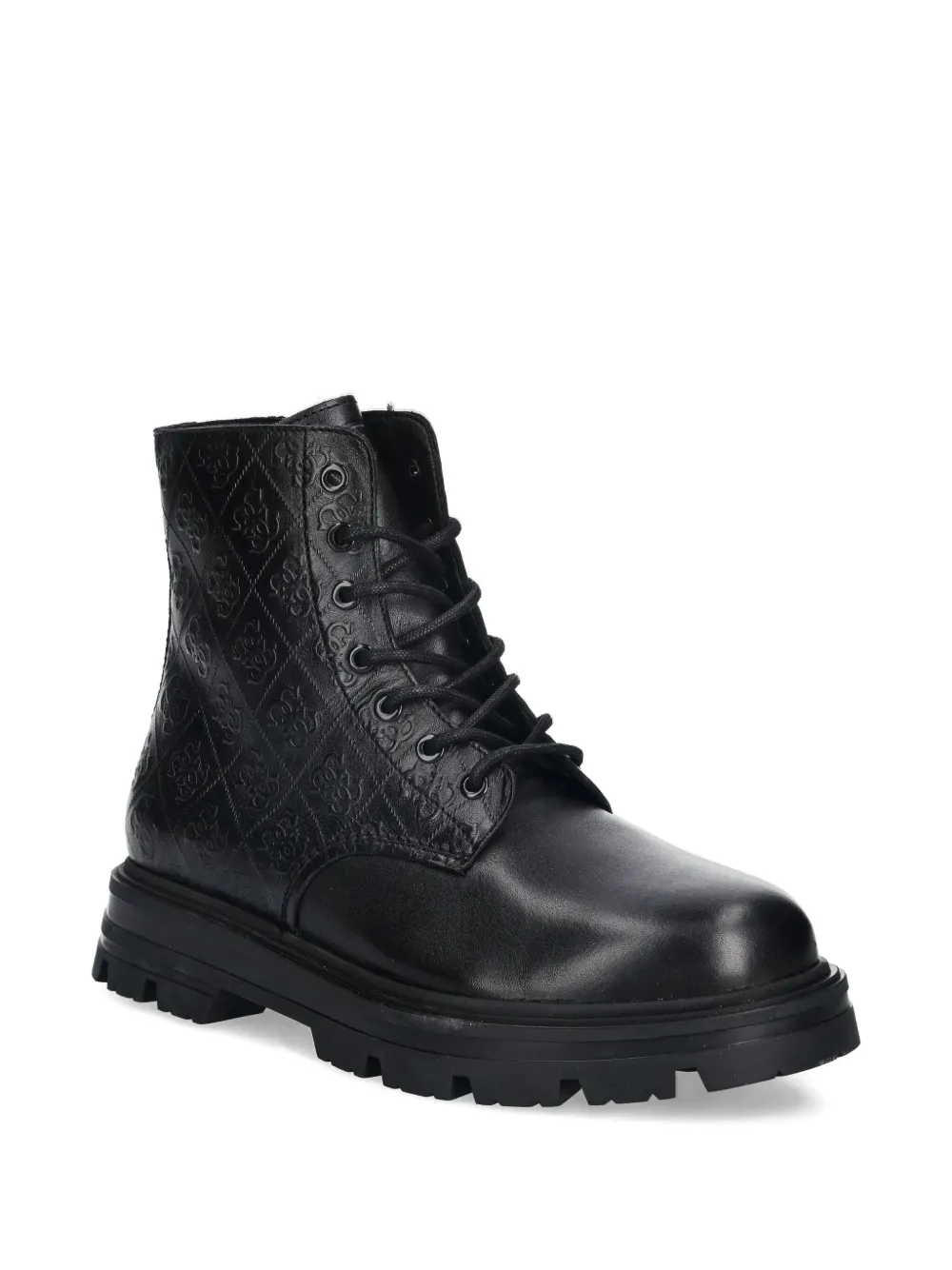 GUESS USA Garda embossed lace-up boots | Biker Boots | Image 2