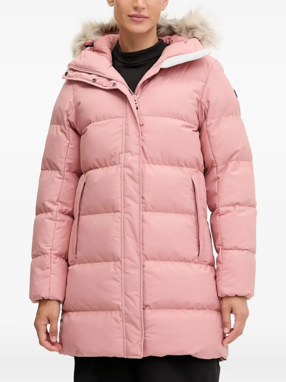 Helly Hansen Blossom Hooded Parka In Pink