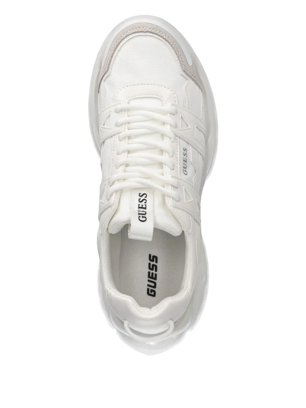 GUESS USA Belluno panelled sneakers Wit
