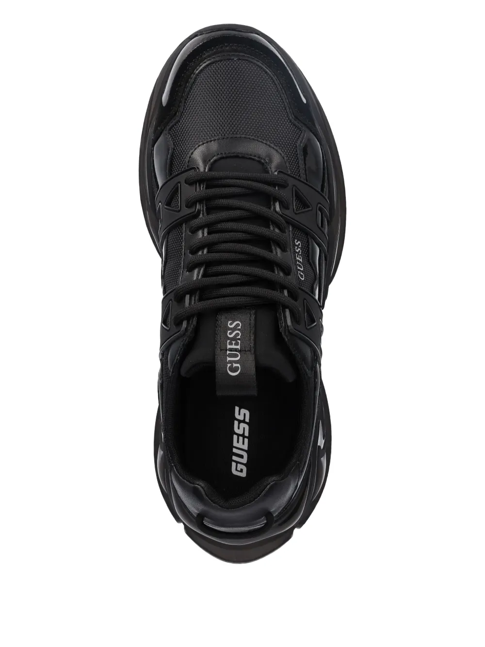 GUESS USA Belluno panelled sneakers Zwart