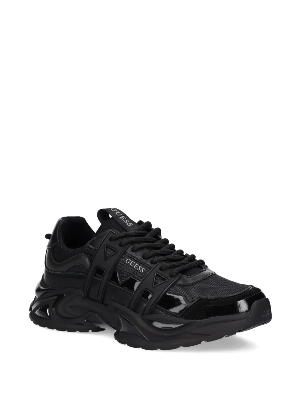 GUESS USA Belluno panelled sneakers Zwart