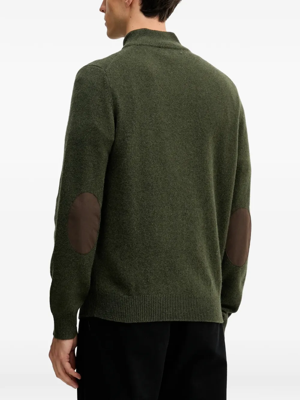  Hackett Embroidered-logo Sweater - Green 