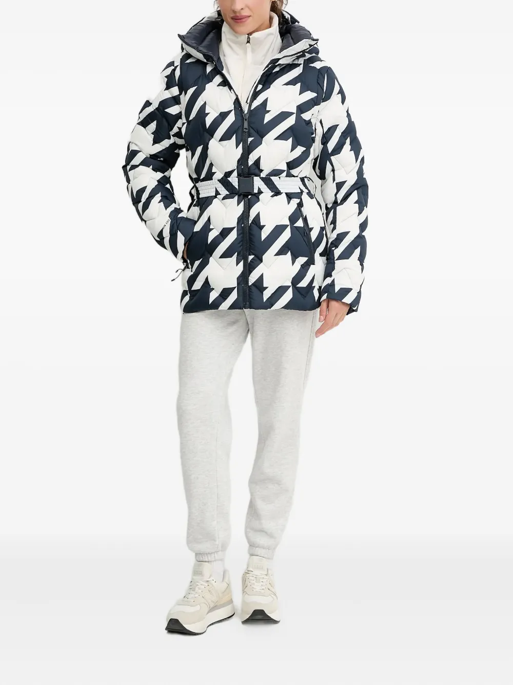 Helly Hansen houndstooth-pattern down jacket | Down Jackets | Image 2