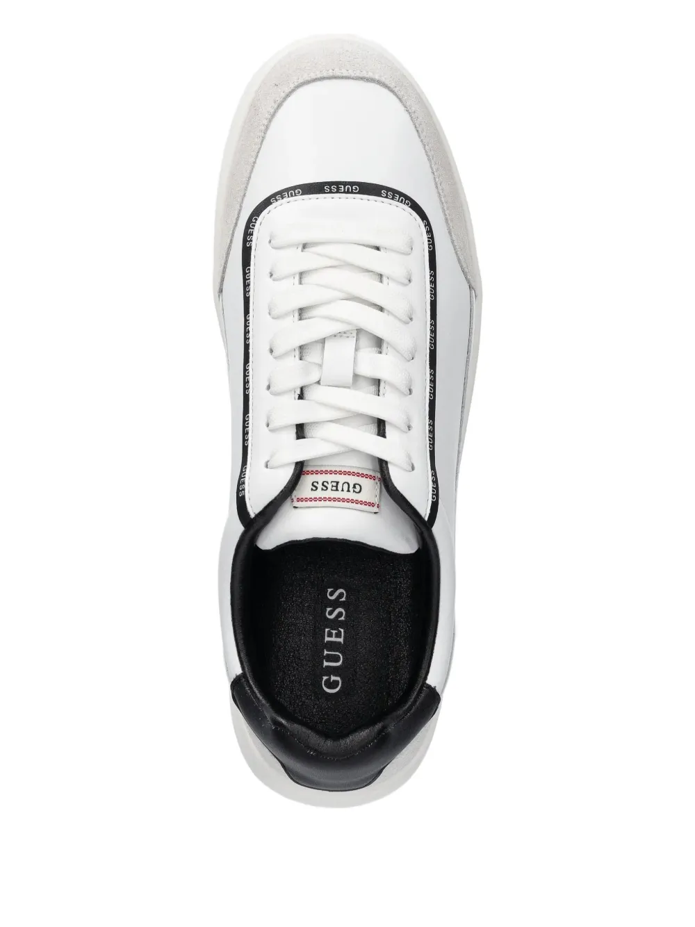 GUESS USA logo-trim low-top sneakers Wit