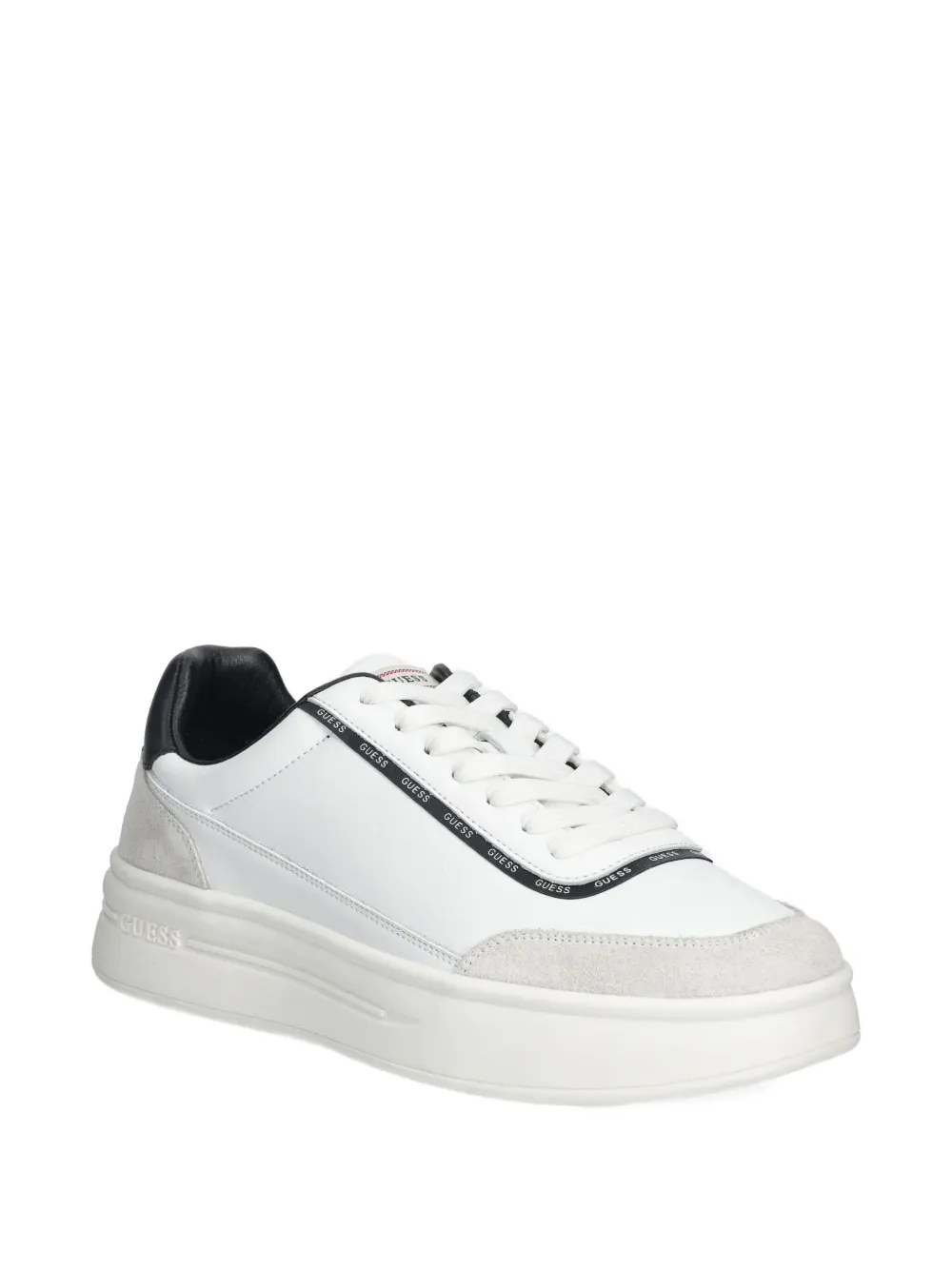 GUESS USA logo-trim low-top sneakers Wit