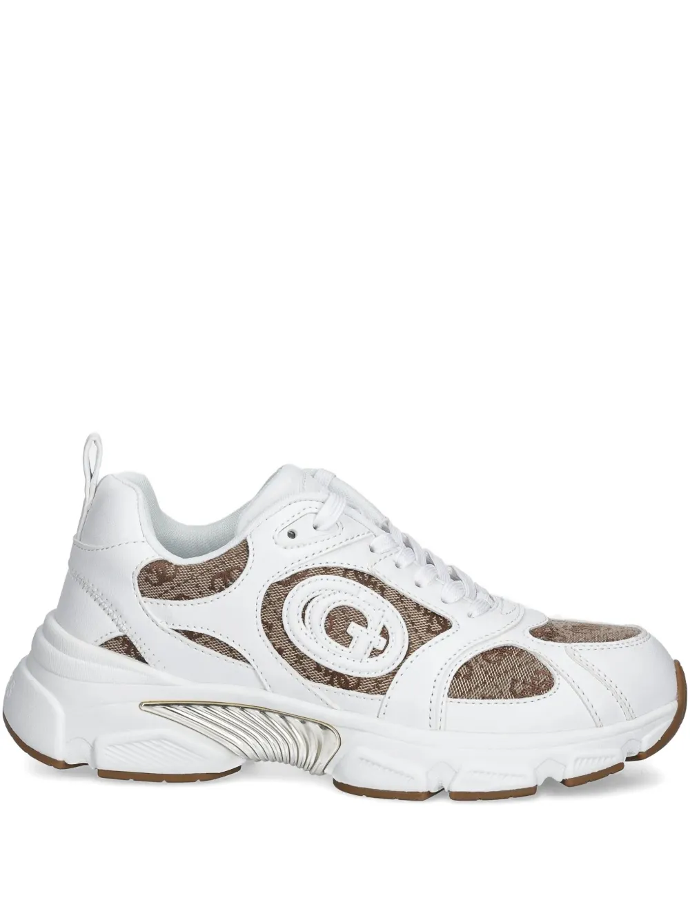 Guess Usa Ibitha 4g Logo Low-top Sneakers In White