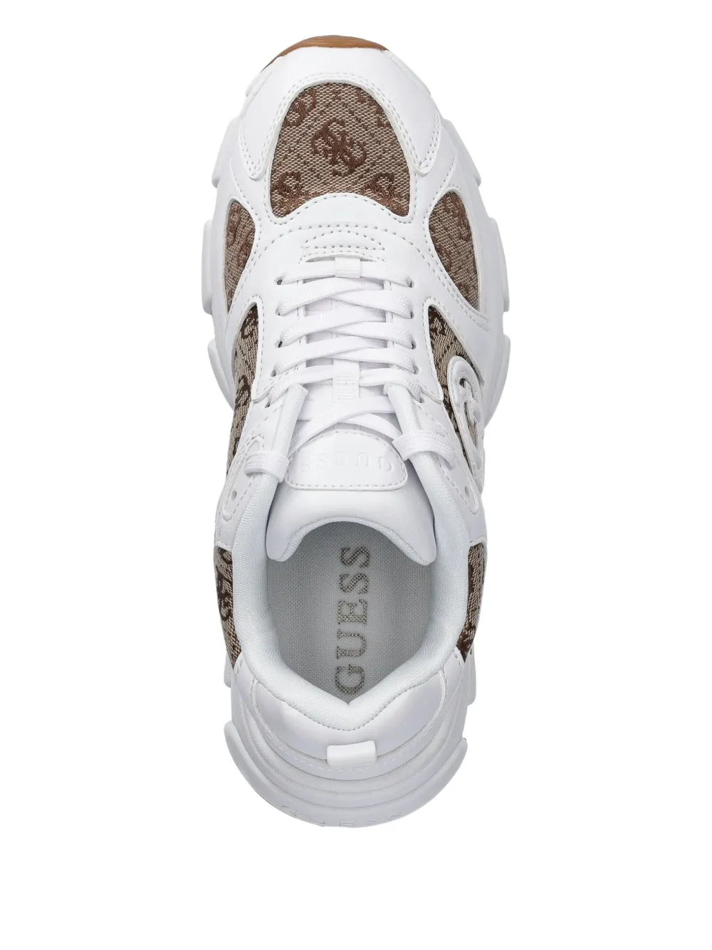 Guess Usa Ibitha 4g Logo Low-top Sneakers In White