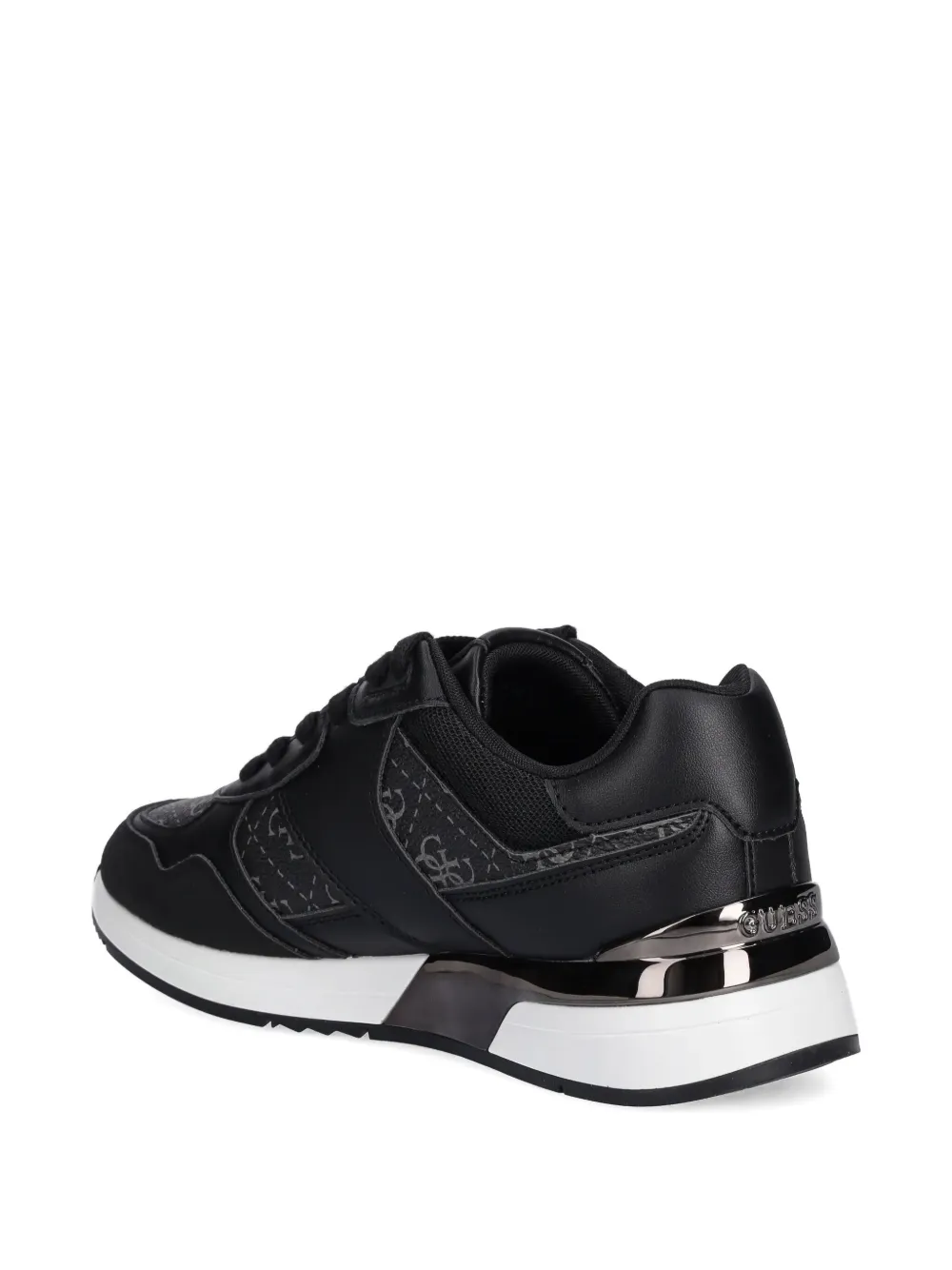 Guess Usa Mickay 4g Logo Sneakers In Black