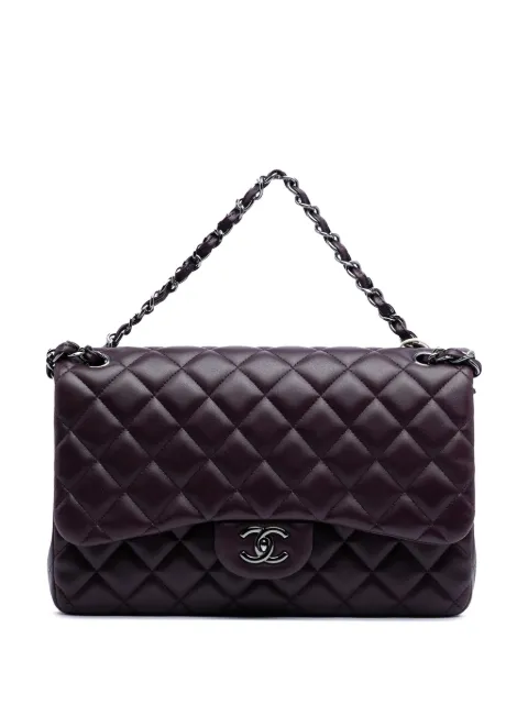 CHANEL Pre-Owned 2011 Jumbo Classic Lambskin Double Flap shoulder bag