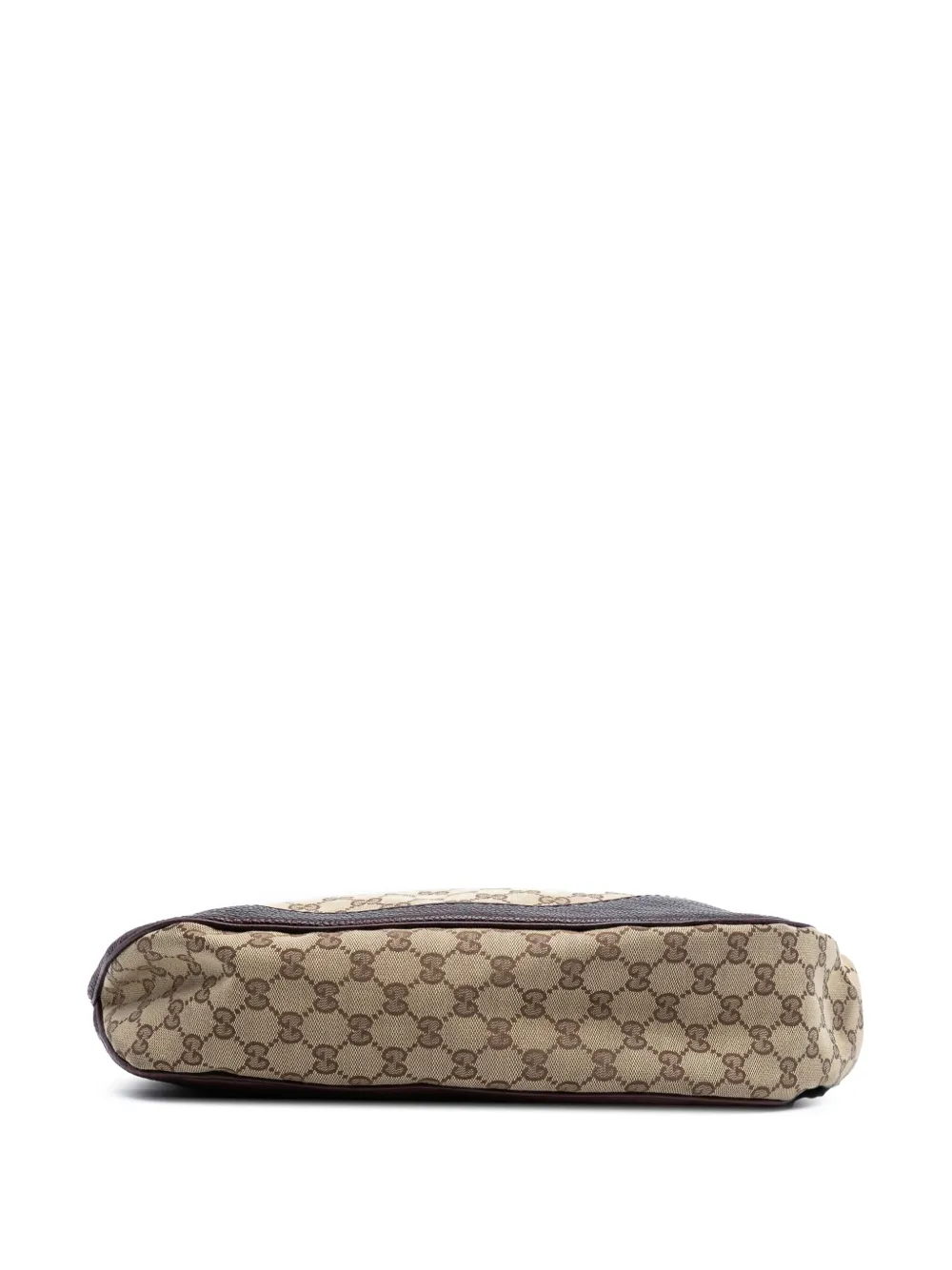 Pre-owned Gucci 2016-2025 Gg Canvas Charlotte Crossbody Bag In Brown