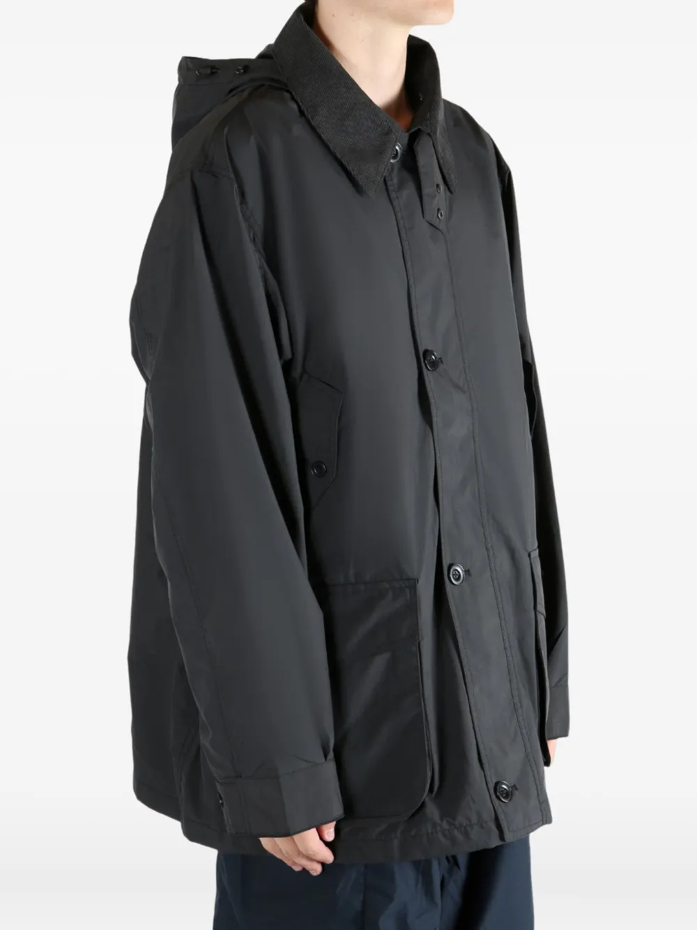 Nanamica Water-repellent Shirt Jacket In Gray