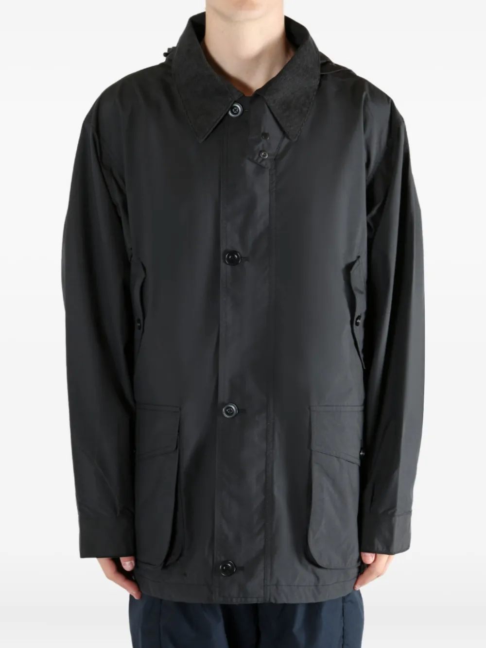 Nanamica Water-repellent Shirt Jacket In Gray