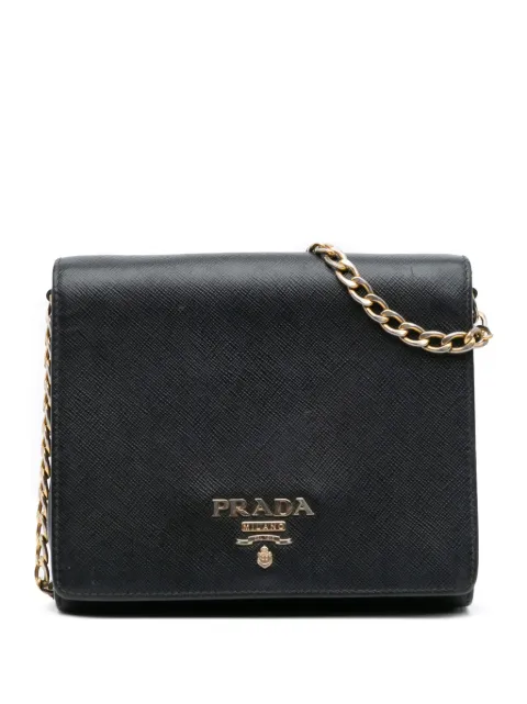 Prada Pre-Owned 2000-2025 Saffiano Chain crossbody bag