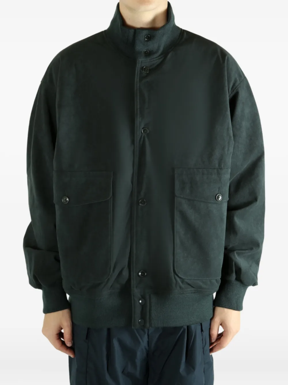 Nanamica High-neck Insulated Jacket In Green