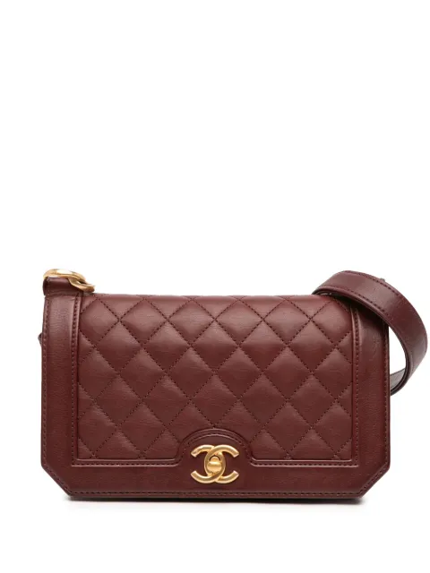 CHANEL Pre-Owned 2017-2018 Small CC Quilted Calfskin Single Flap shoulder bag