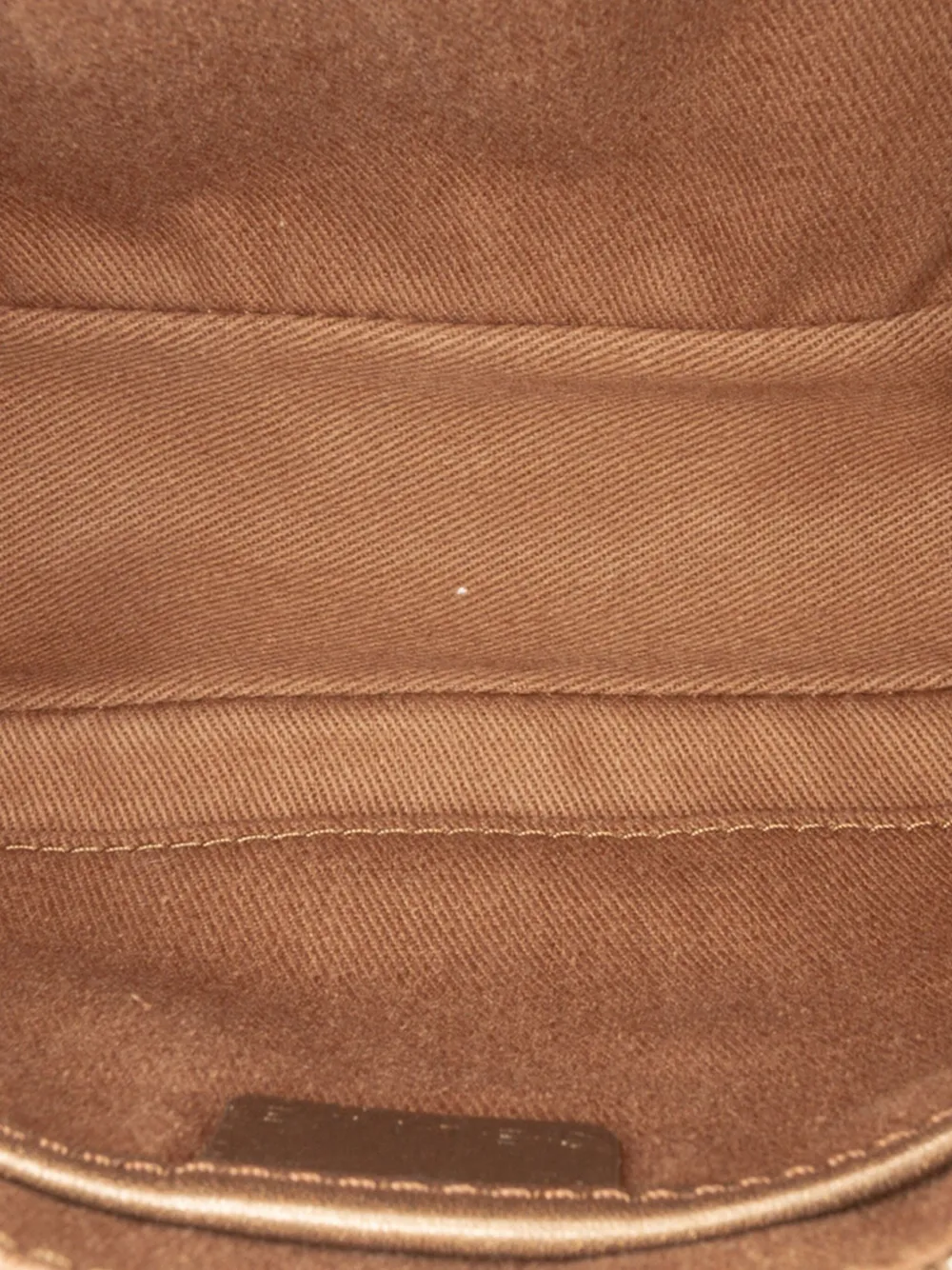 Pre-owned Celine 2000-2025 C Macadam Canvas Shoulder Bag In Brown